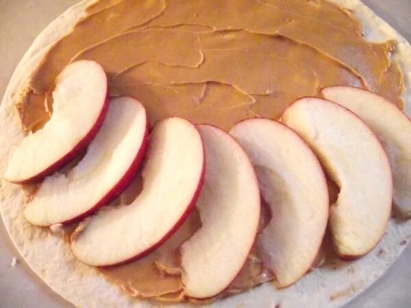 Peanut Butter and Apple Quesadillas