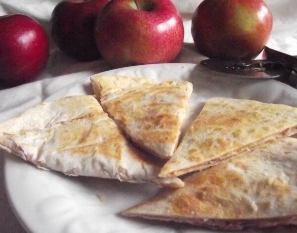 Peanut Butter and Apple Quesadillas