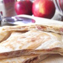 Peanut Butter and Apple Quesadillas