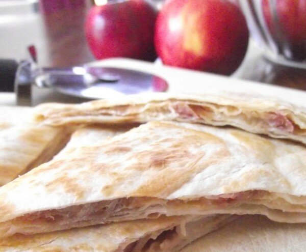 Peanut Butter and Apple Quesadillas