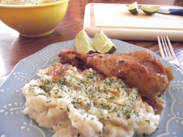slow cooker spicy bbq chicken