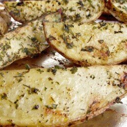 baked ranch potato wedges